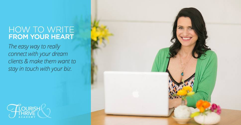 Tracy Matthews :: Flourish & Thrive Academy - How to Write from Your Heart